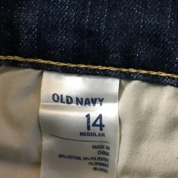 EUC Old Navy Diva Dark Wash Blue Jeans, Size 14 - Picture 7 of 7